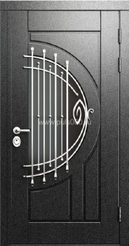 Металлические двери со стеклом с порошковым напылением ST-1746, цена 54 000  руб.